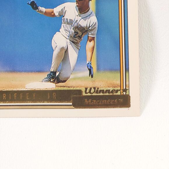 1992 Topps Gold Winner #50 Ken Griffey Jr Seattle Mariners NM The Kingdome - Picture 4 of 10